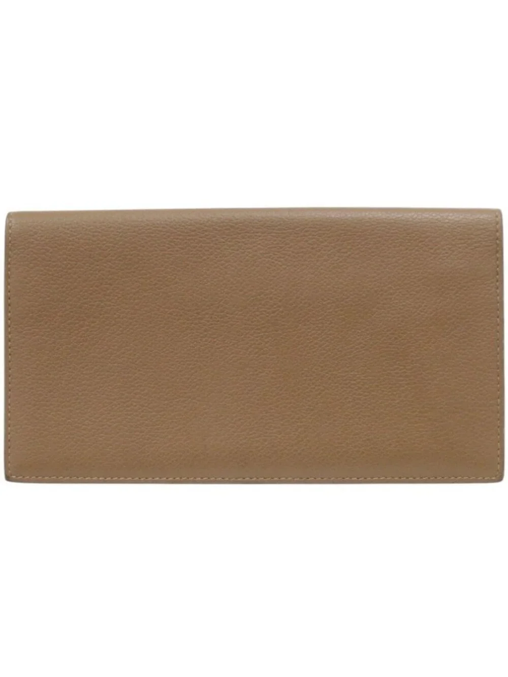 Hermes Citizen Twill Ever Color Brown Silver Wallet